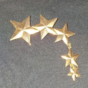 Gold Star Brooch